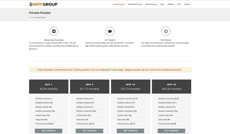 MyPrivateProxy IPv4 Proxies