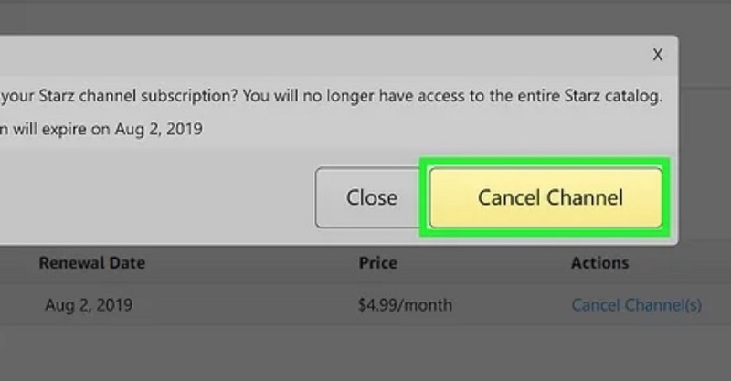 Cancel Amazon Starz Subscription Via The Mobile App