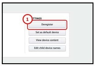 Select Deregister