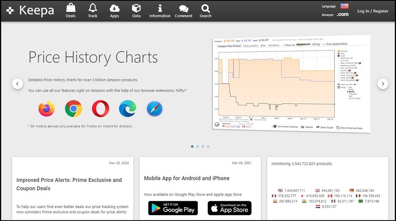 Keepa for Price Scraping Tools