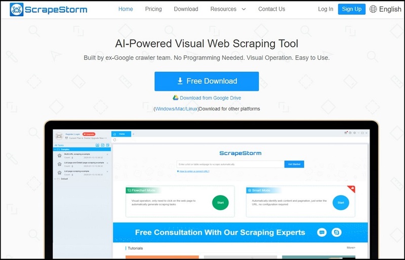 ScrapeStorm for Price Scraping Tools