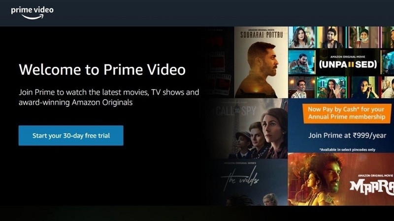 Paying for Amazon Prime Video