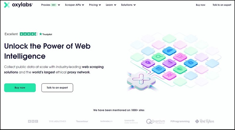 Oxylabs for Best Web Data Collection Tools