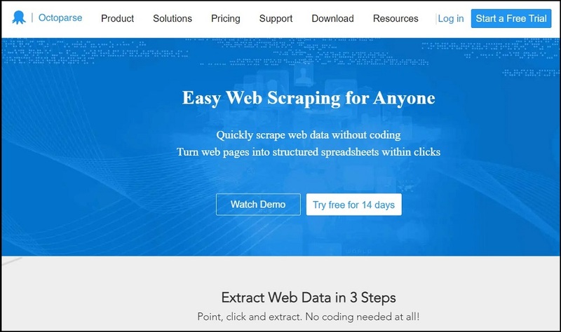 Octoparse for Best Data Scrapers