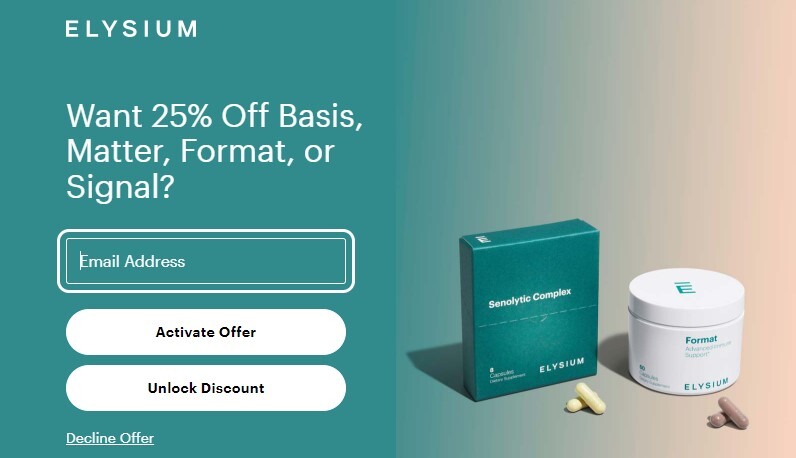 Elysium Health Discount