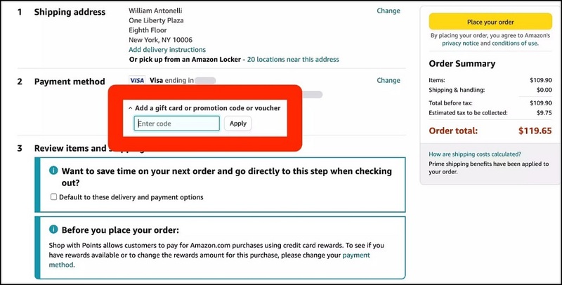 Redeem Reward Points On Amazon