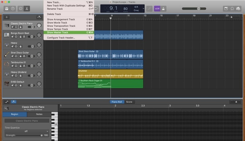 Mix and Master Audio on GarageBand