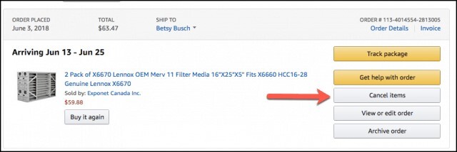 Cancel An Amazon Order Once It Has Shipped