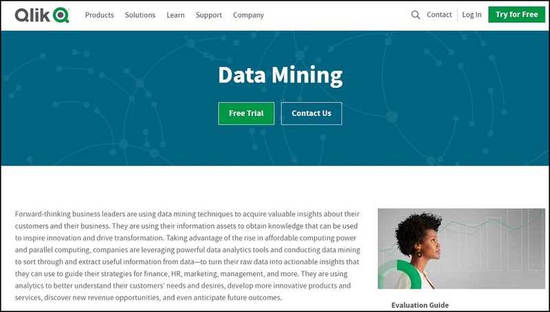 Qlik for Best Data Mining Tools