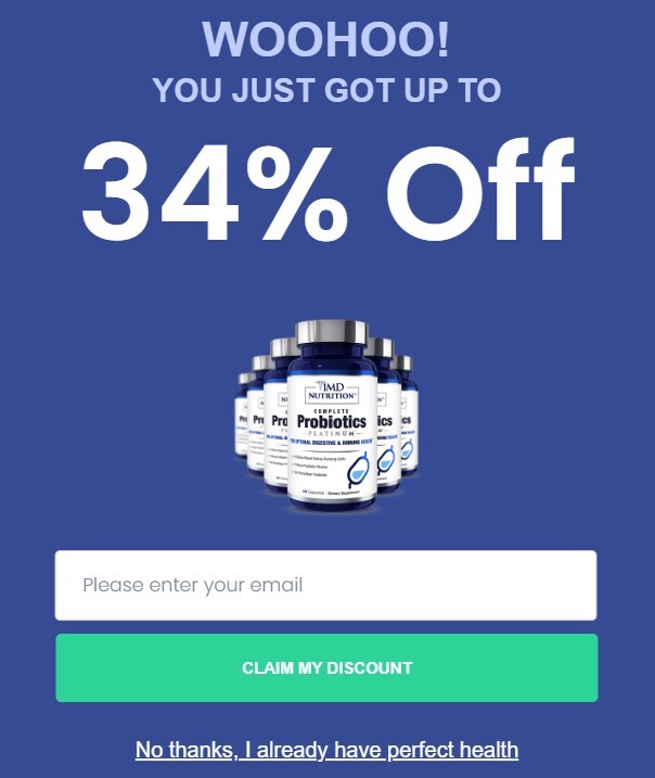 1MD Probiotics Discount