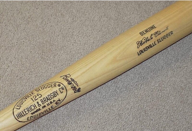 Roberto Clemente H&B Game Bat Pittsburgh