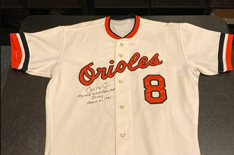 Carl Ripken Jr. 1981 Rookie MLB Debut Signed Game-used Jersey