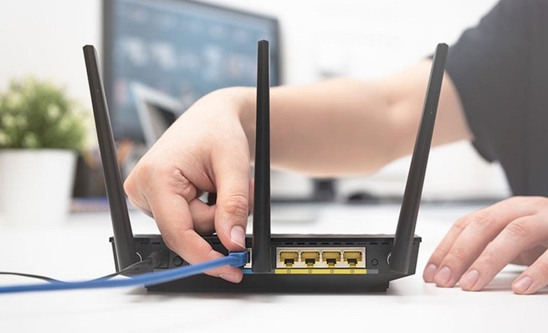 Restarting your router