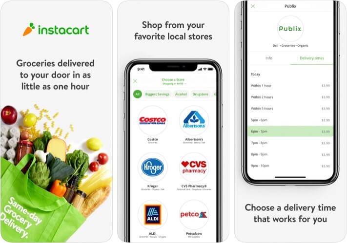 Use of Aldi Apple pay on Instacart