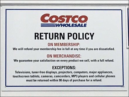 Return policy of Costco on Airpods Pro