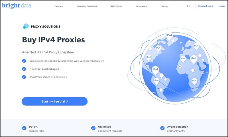 Bright Data for IPv4 Proxies