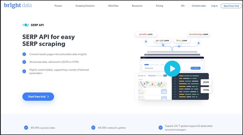Bright Data SERP API Overview