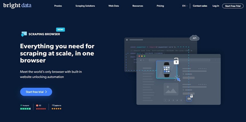 Bright Data Rotating Proxies for Data Scraping