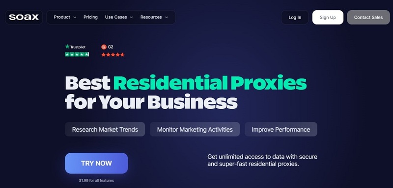 Soax Rotating Proxies for Data Scraping