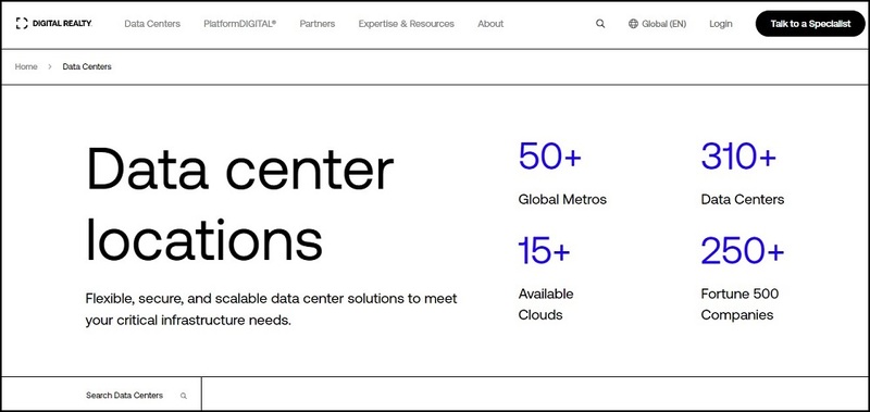 Digital Realty Data Center Companies